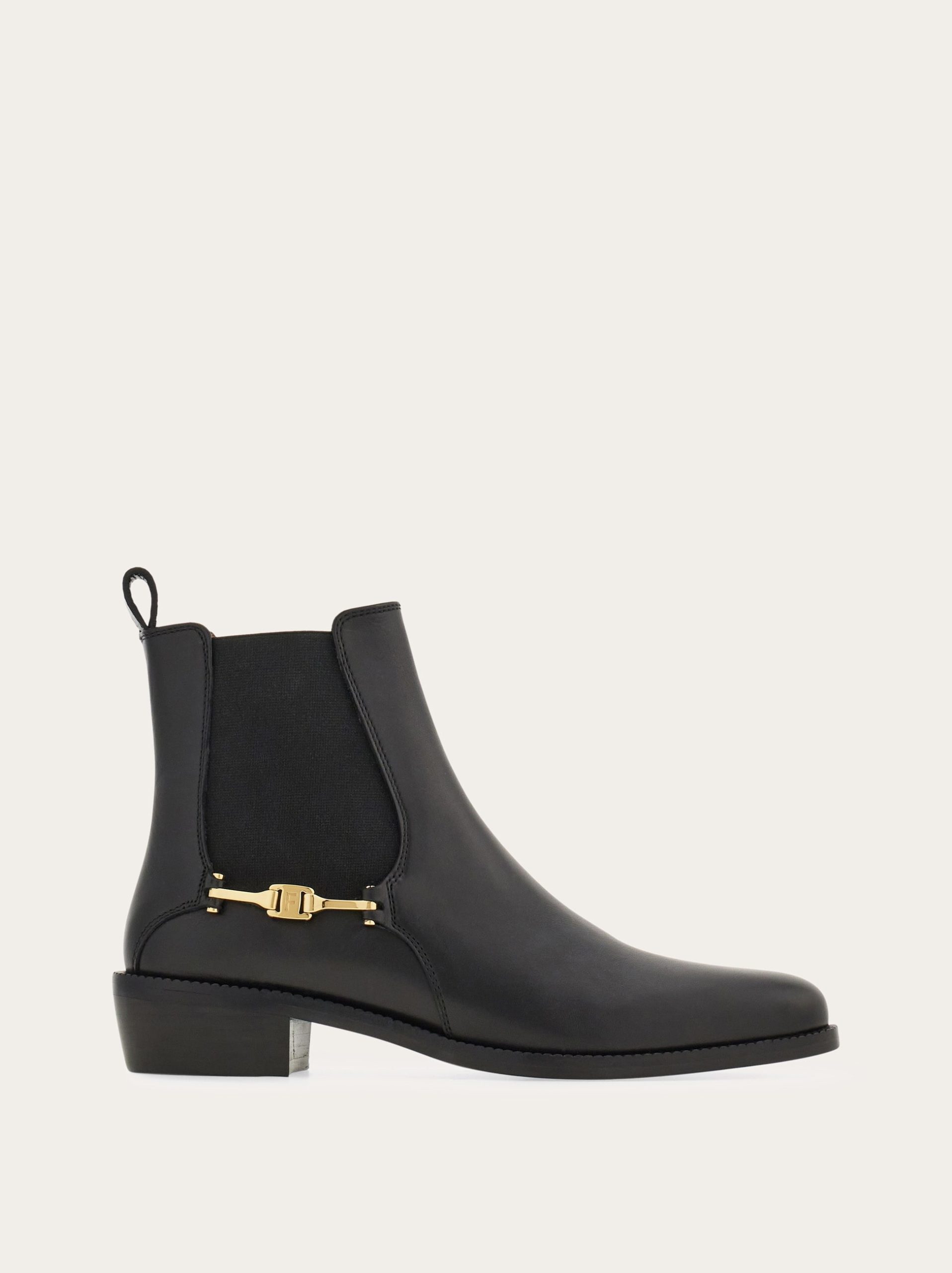 Ferragamo F buckle Chelsea boot - Image 1